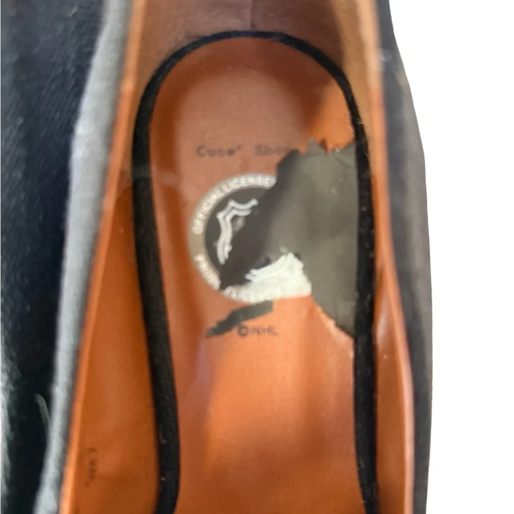 Cuce officially licensed NHL Boston Bruins ‘The Groupie Sandal’ wedges Size 7